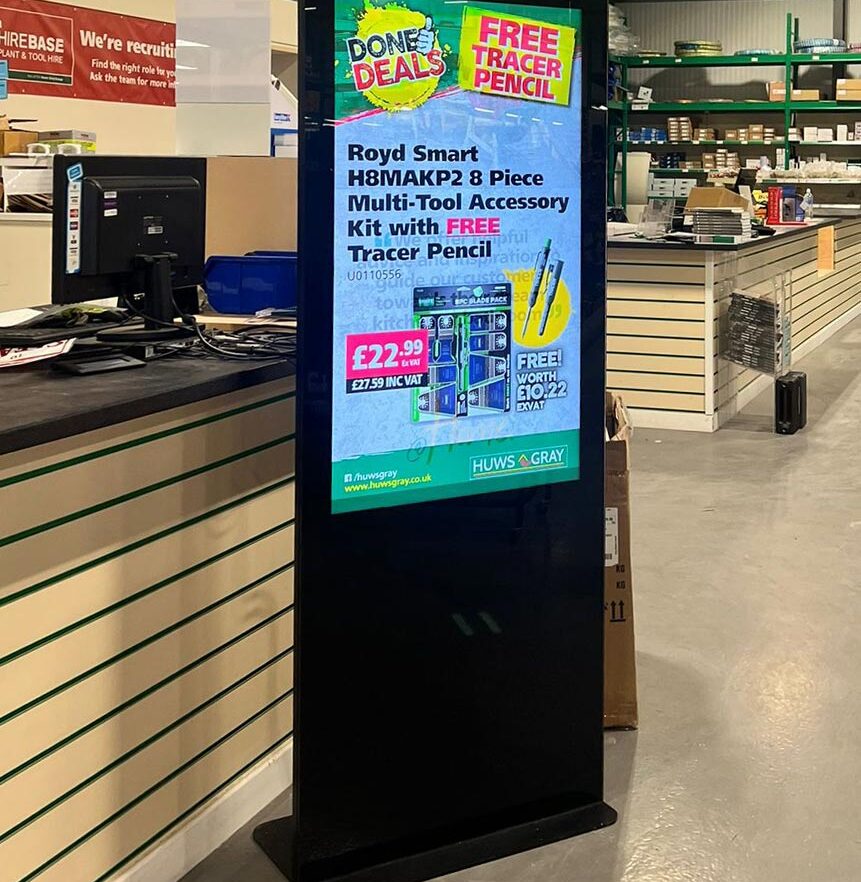 freestanding kiosk 3