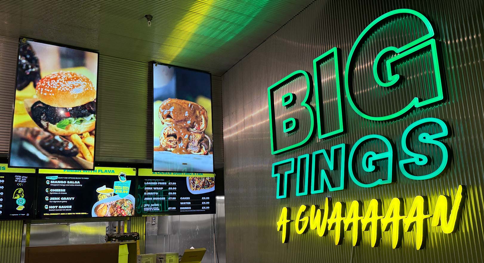 menu takeaway